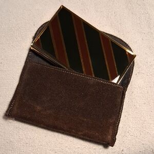 Vintage Reed & Barton Striped Card Case